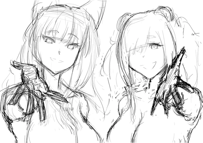 体つき、うまく描けているような、ところどころアヤシイような 