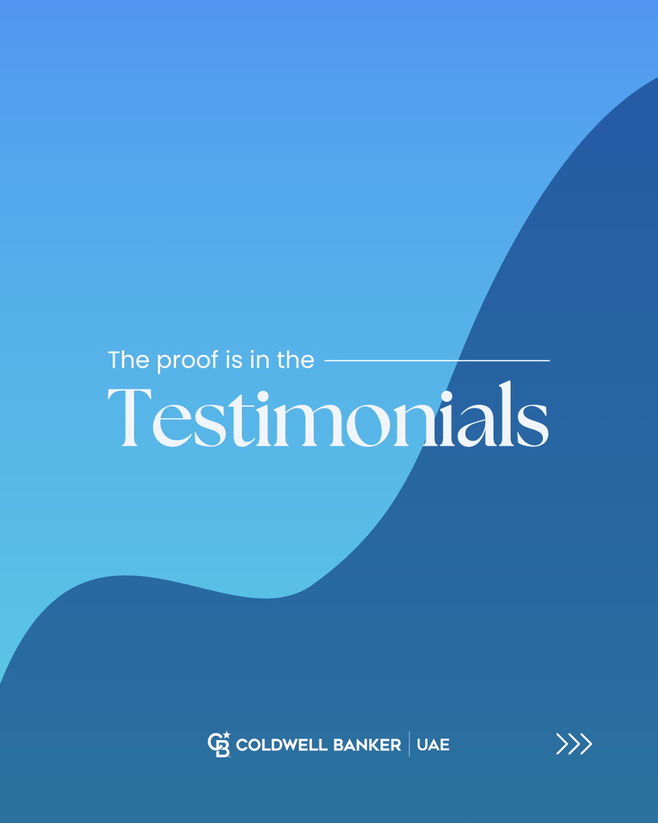 cb_uae's tweet photo. Your trust is our greatest achievement. 🏡💙
Every review tells a story of dreams delivered and promises kept.
Thank you for choosing Coldwell Banker UAE.

#ColdwellBankerUAE #ClientReviews #RealEstateDubai #HappyClients #TrustedAdvisors #DubaiRealEstate #GuidingYouHome https://t.co/EecFnvCkPp