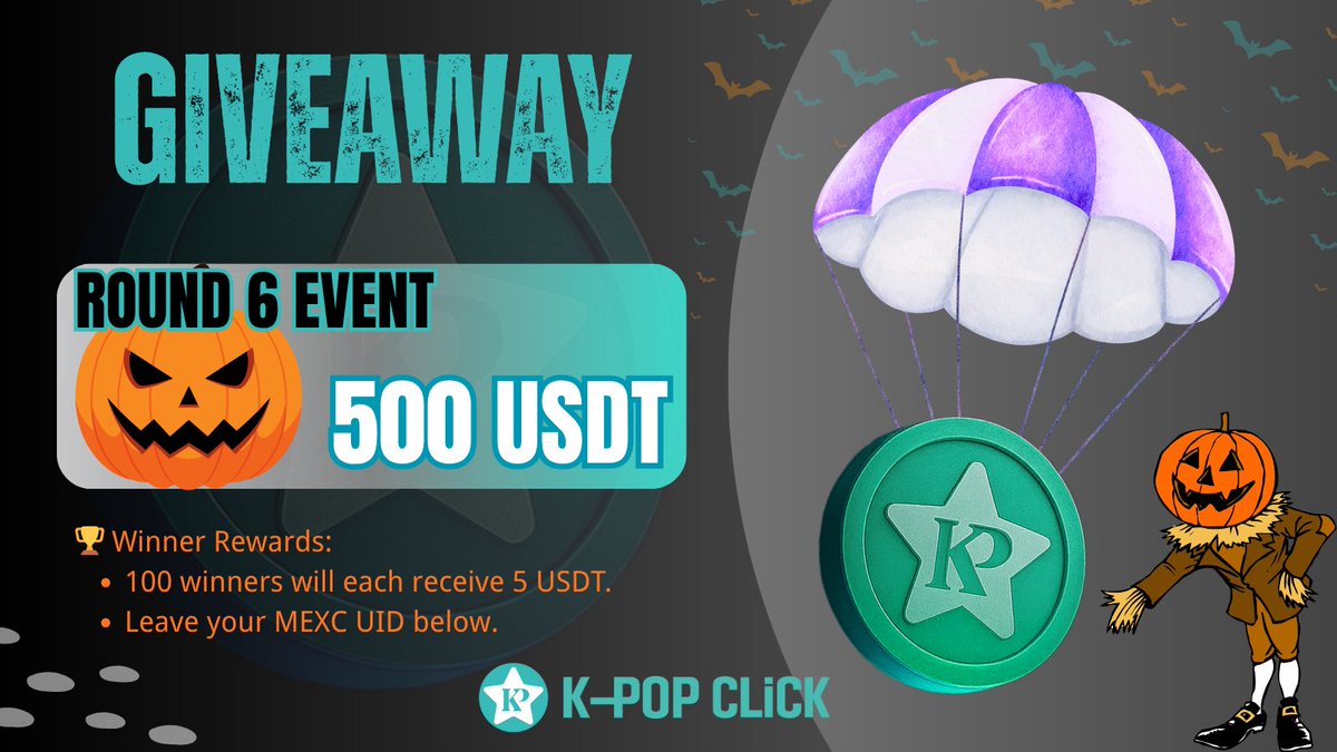 🚨 ROUND 6 GIVEAWAY — 500 USDT IS LIVE!

The energy from Round 5 was insane… and we’re turning it up again! 🔥
This weekend, KPC is back with a special Halloween drop for our community 🎃

💸 100 winners | 5 USDT each
🪂 Leave your MEXC UID below to join

Together, we build.