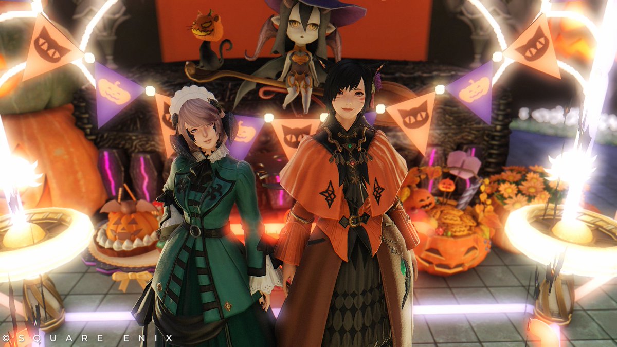 HittarFahren's tweet image. ハッピーハロウィーン🎃🦇✨
いろんな角度から撮れる素敵なお部屋✨
#Lapistudio
#ひったぁず
#FF14 #Hittar_em