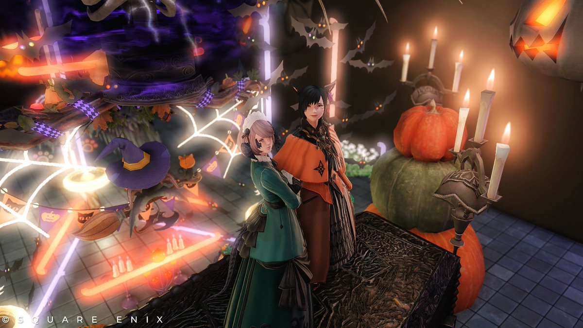 HittarFahren's tweet image. ハッピーハロウィーン🎃🦇✨
いろんな角度から撮れる素敵なお部屋✨
#Lapistudio
#ひったぁず
#FF14 #Hittar_em