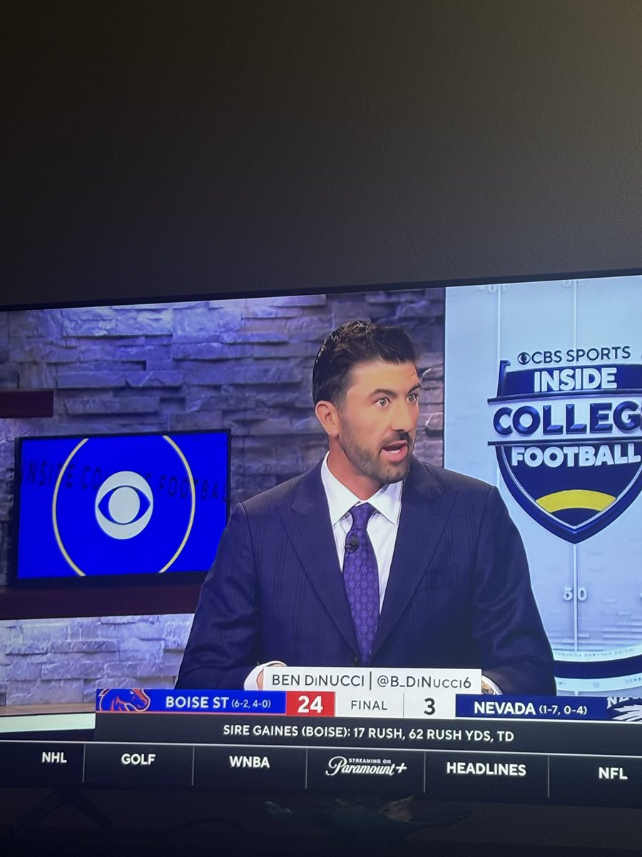 I’m sorry, WHO does CBS Sports have on their panel of analysts????