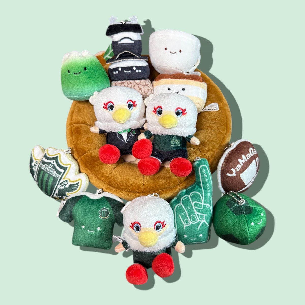 にっこりーノが好きで、特にJリーグクラブ企画は新しいのが出ると集め