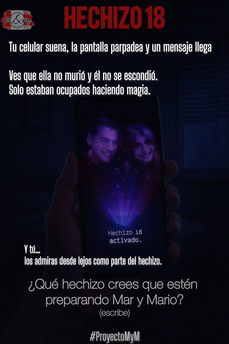 dobleMGlobal's tweet image. HILO #12🪡
Dinámica: Hechizo 18 🪄 ¿Y TÚ, QUE HARÍAS?💀
SS: 40
RT: Ilimitados
Playlist🎃: open.spotify.com/playlist/0vQdQ…
 
Fin de la dinámica, muchas gracias por participar 🫶🏼
💬Escribe junto a tu respuesta, como esperas este hechizo
#ProyectoMyM