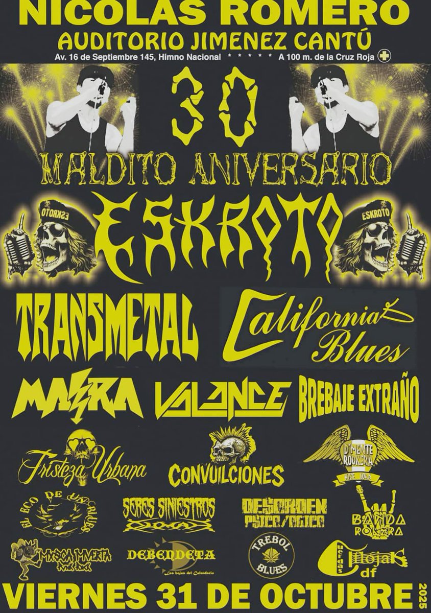 Pues ahí les paso el dato del tokin por si gustan venir a Nicolás Rockero <a href="/prestareactor/">¡Presta!</a> MASTER <a href="/RockJinete/">Jinete Rock</a> <a href="/elomar_ze/">Omar Salazar</a> <a href="/PacoMemoRock/">Paco Memo Rock</a> maestro <a href="/ratonmagico74/">JORGE AGUILAR MONROY</a> #QueElRockSea #ElAuténticoCaminoDelRock