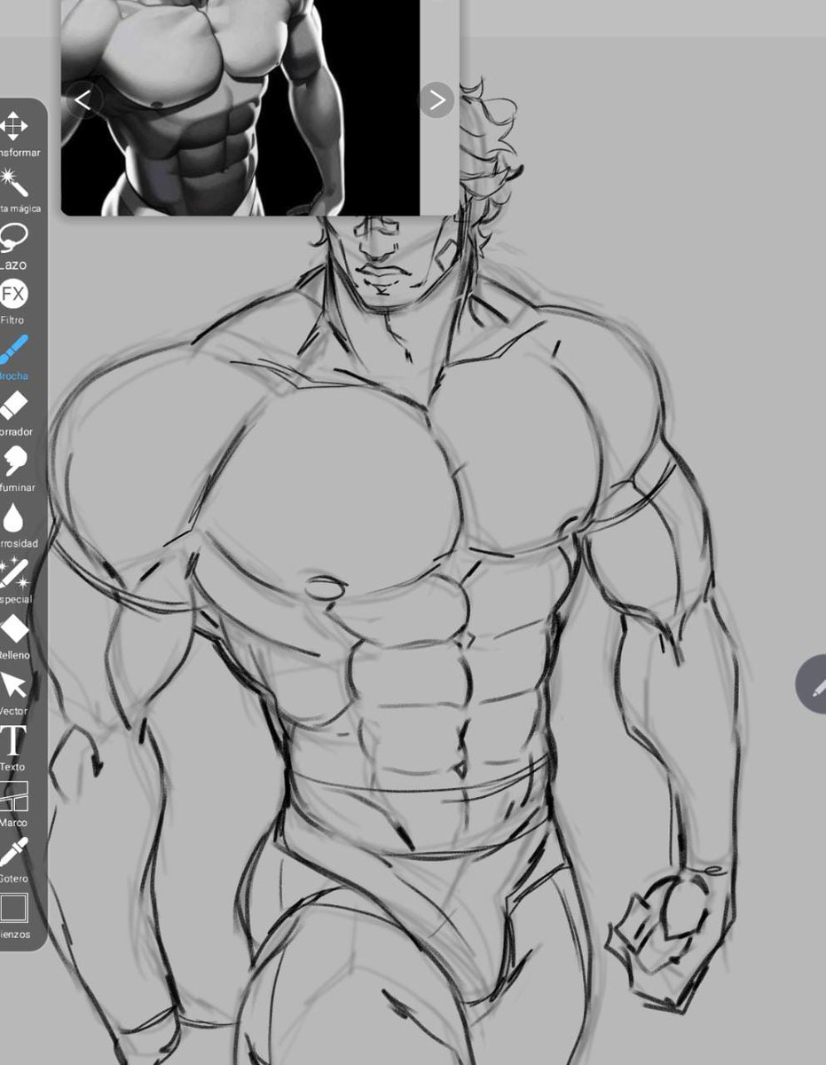Rendraws21's tweet photo. I'm loving this Wip sm 
#miguelohara #LuchaLibreAU https://t.co/WXcarDjHKi