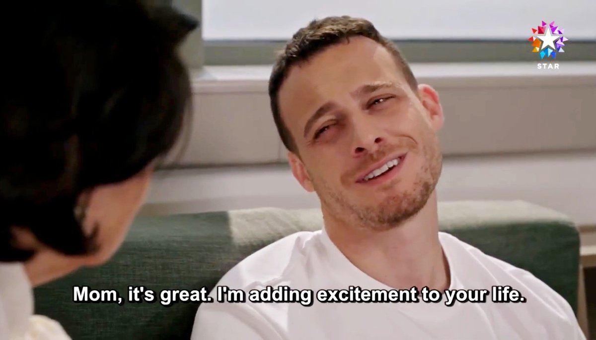 CarpintiAtrium's tweet photo. "Are you always going to make
my heart pound like this son?"
"Mom, it's great. l'm adding excitement to your life." 

#Çarpıntı #KeremBürsin #ŞerifSezer #CerenTaşci #OgunKaptanoğlu #AsyaKasap https://t.co/OFGWsX5bJR