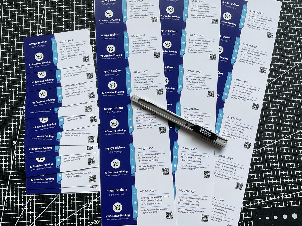 yjcreativeprint's tweet photo. นามบัตร อักษรคมชัด สดใส

ปรึกษาข้อมูลเพิ่มเติม
หจก.วายเจ ครีเอทีฟ พรินต์ติง
LINE (คลิก): https://t.co/Am8aVlsrIK
โทร: 081-523-4472, 093-021-5907
Website: https://t.co/FGr5u0Y8de
 #โรงพิมพ์ #งานพิมพ์ด่วน #สื่อสิ่งพิมพ์ #รับพิมพ์งาน #พิมพ์ฉลาก #พิมพ์กล่อง #นามบัตร  #RGBPrinting https://t.co/HhsGCcFVDz
