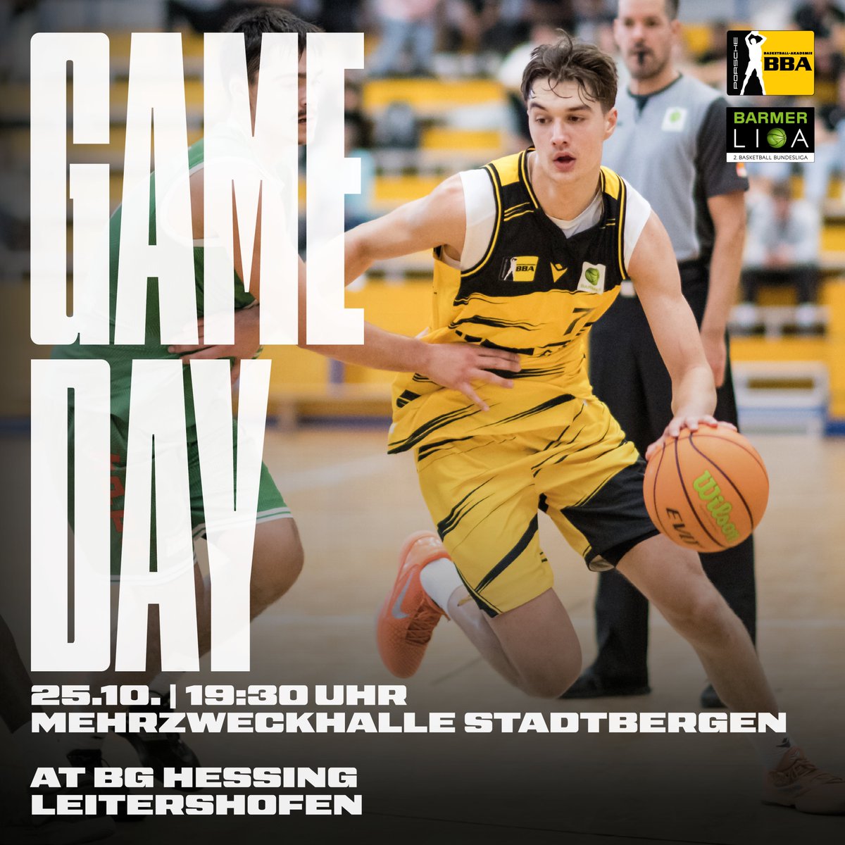 𝗚𝗮𝗺𝗲𝗱𝗮𝘆, 𝗧𝗲𝗶𝗹 1⃣: Auswärts ungeschlagen bleiben! Heutiger Schwierigkeitsgrad: maximal. 

📸: Sandy Dinkelacker | #LSBBBA