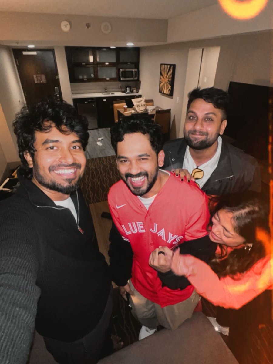 hiphoptamizha's tweet photo. Just broke out my custom jersey and they won ! Call me the ‘Good Luck Charm’ for the  @BlueJays 😁🤘🏻 https://t.co/aJXYnSeZPT