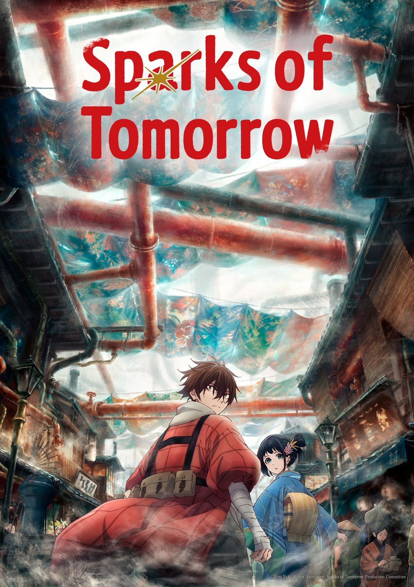 Kyoto Animation's "Sparks of Tomorrow" TV ANIME NEW VISUAL REVEAL!

Air Date: 2026
Animation Studio: Kyoto Animation

Anime was Originally Announced in 2018, but got delayed due to the arson attack

Image © Kyoto Animation, Hiro Yuki, "Sparks of Tomorrow" Anime Production