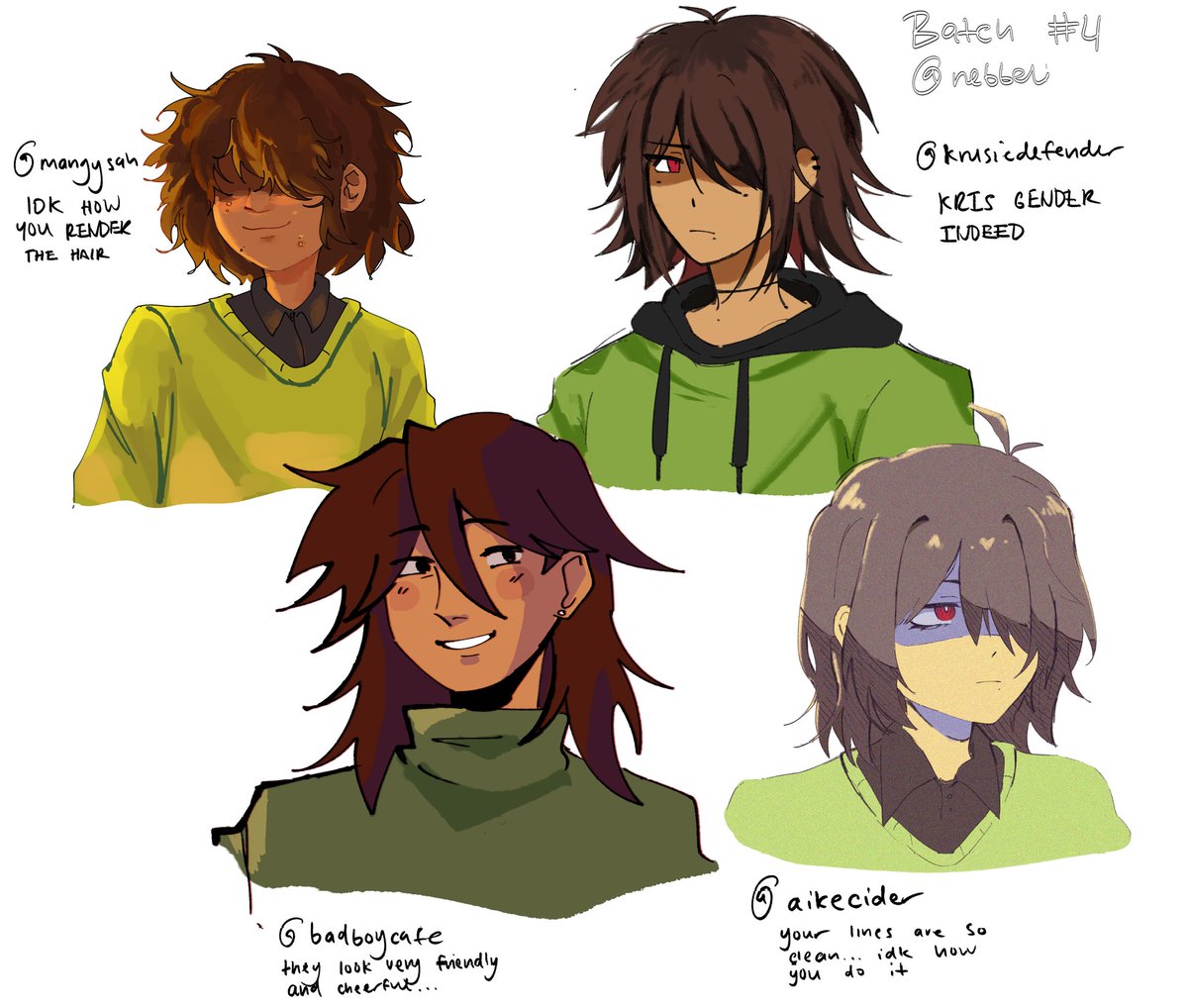 nebbeli's tweet image. BATCHES 3 AND 4 ARE FINALLY DONE... sorry that took foreva