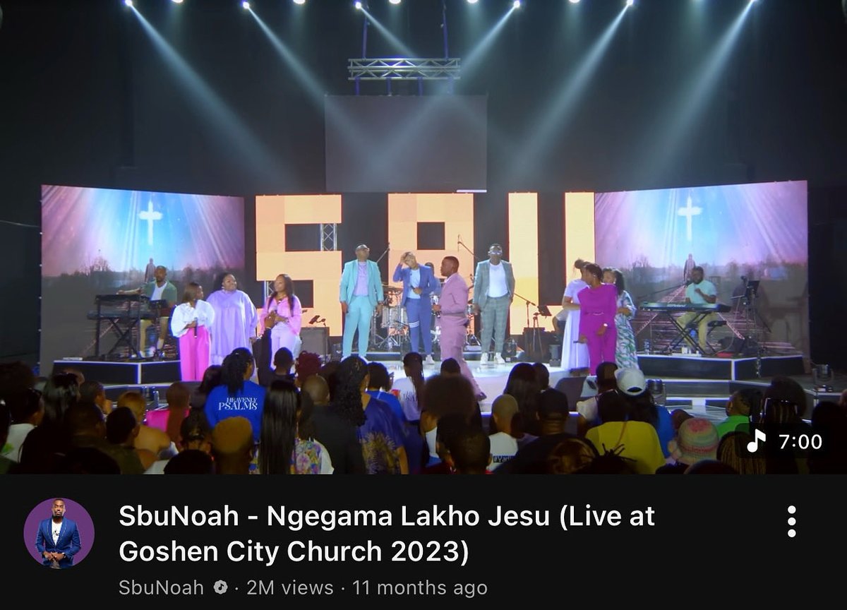 SbuNoah's tweet photo. Hereβs to 2 Million views for #NgeGamaLakhoJesu on SbuNoahVEVO!!! Head over to YouTube and be blessed by this soul stirring rendition of the popular hymn. More videos coming up πΊπΎπΊπΎπΊπΎ
#SbuNoah #HeavenlyPsalms ##LevelTwo #TwoMillionViews https://t.co/hfTTpWrvW8