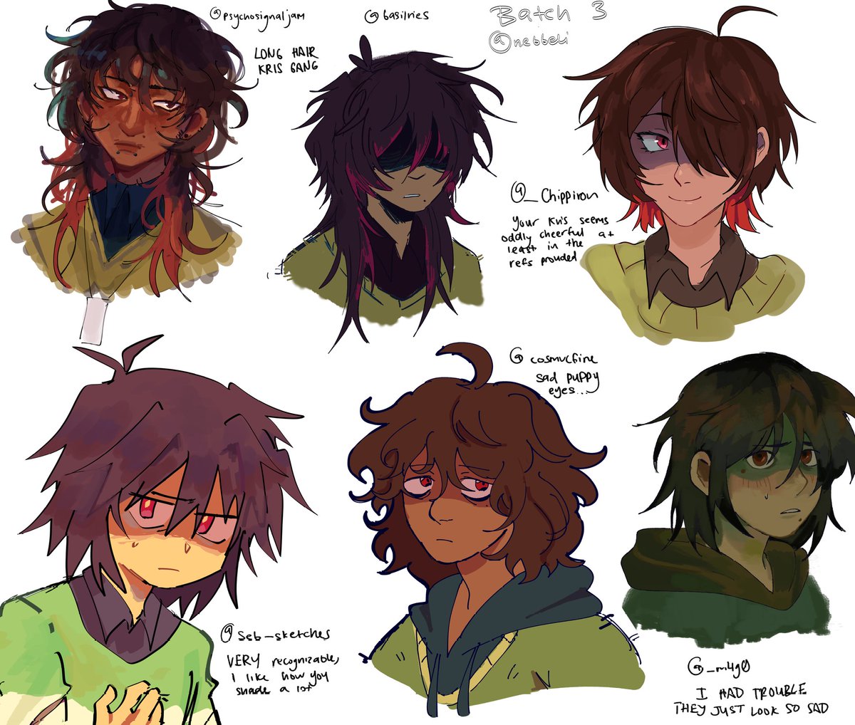 nebbeli's tweet image. BATCHES 3 AND 4 ARE FINALLY DONE... sorry that took foreva