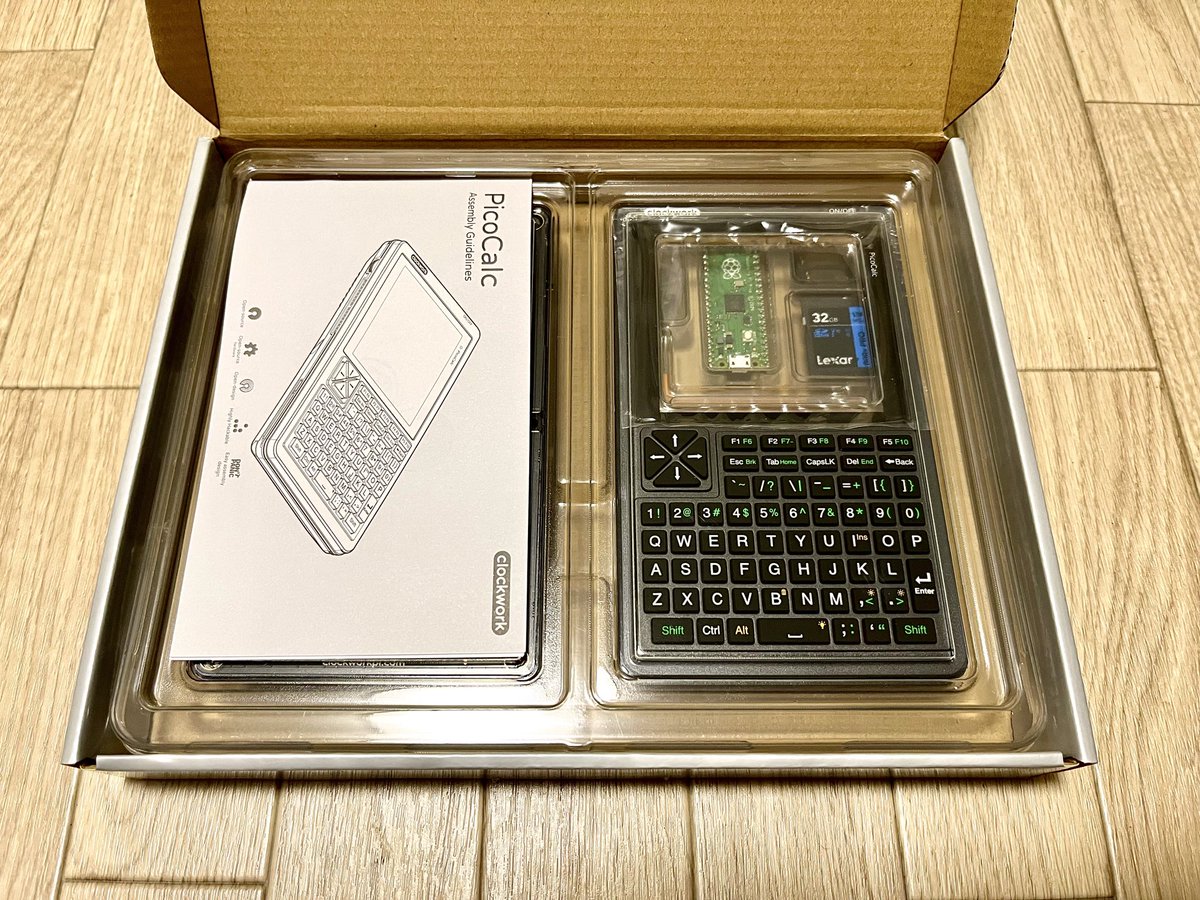 moegiiro_com's tweet image. 来たーーー！
#PicoCalc