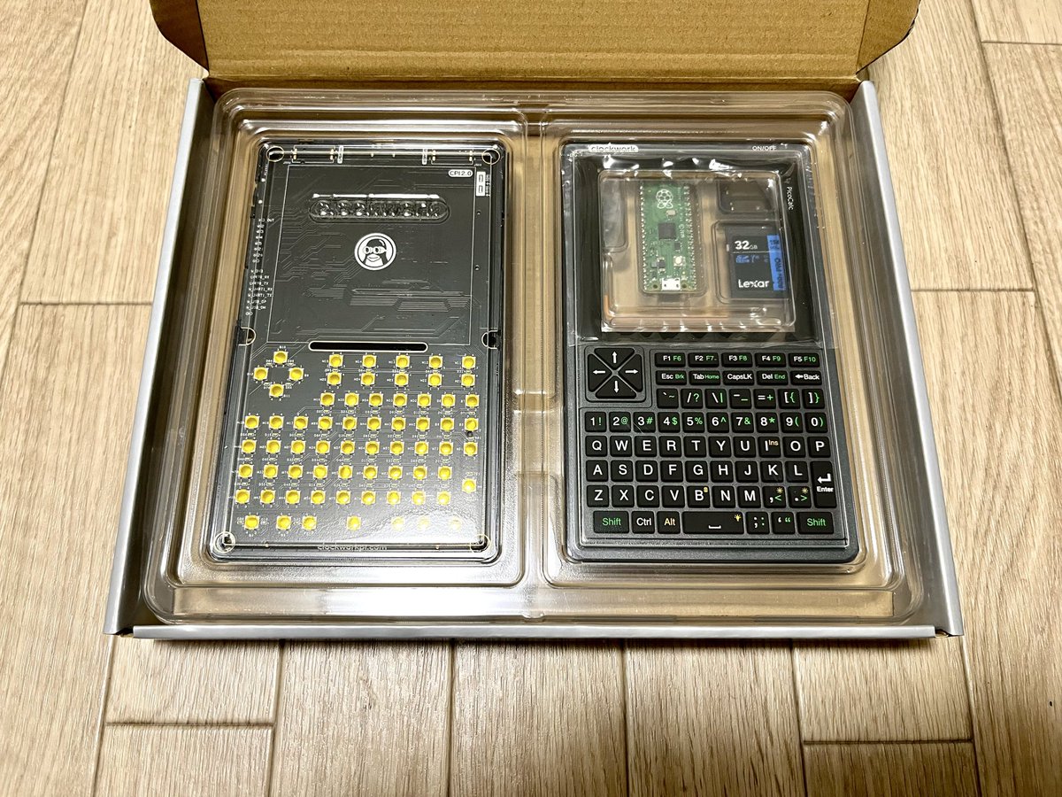 moegiiro_com's tweet image. 来たーーー！
#PicoCalc