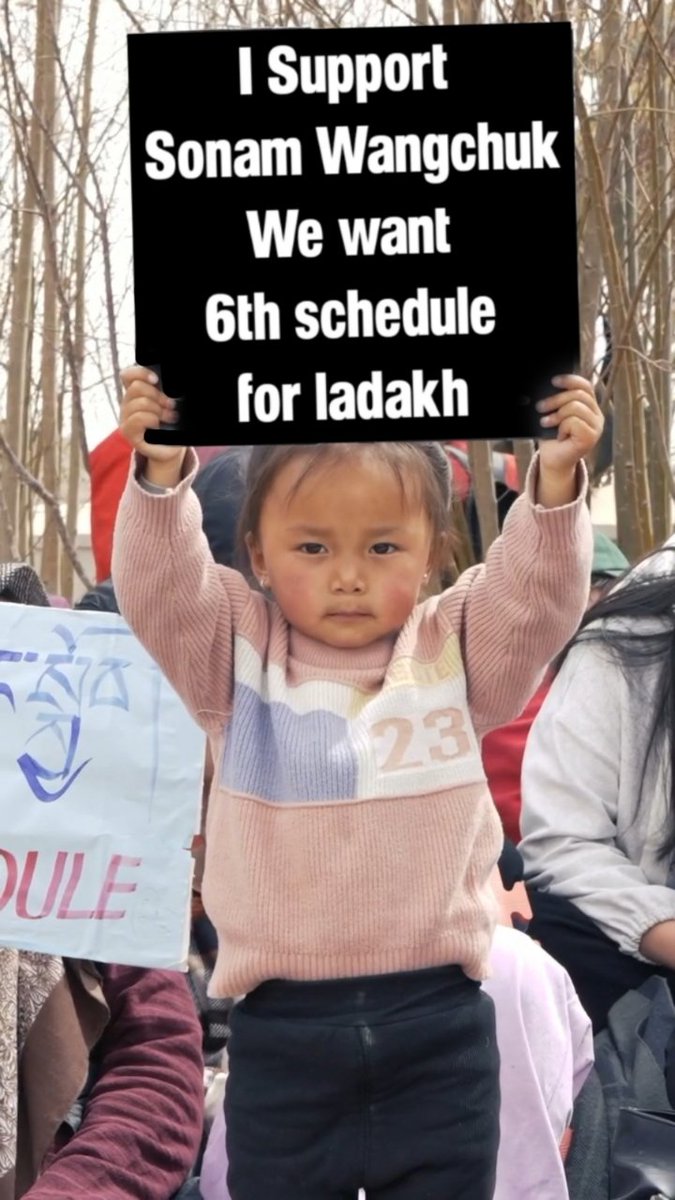 stenzin_seni's tweet photo. @Murti_Nain @AnumaVidisha @hg7634 #justiceforladakh
#releaseSonamWangchuk
#sixschedule https://t.co/Z1PU09Blcp