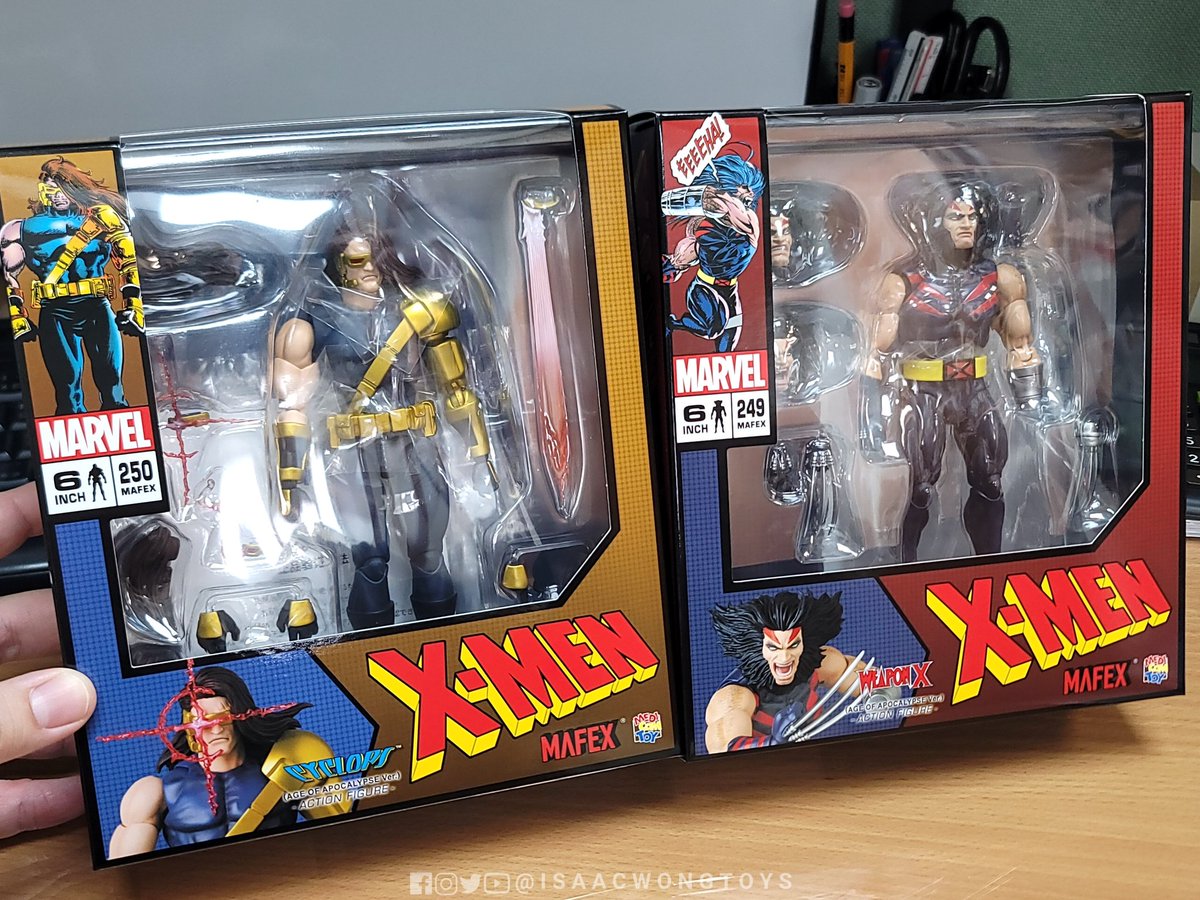 Mafex] Cyclops & Weapon X (Age of Apocalypse ver.) #Mafex #XMen 