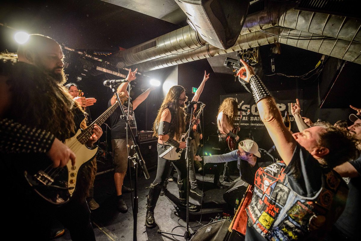Vienna last week was a barbaric blast! We returned to the place where everything began more than 17 years ago. The air was filled with sweat, beer and blood ⚔️ photo by Thomas Exel #tulsadoom #barbaricmetal #thrashmetal