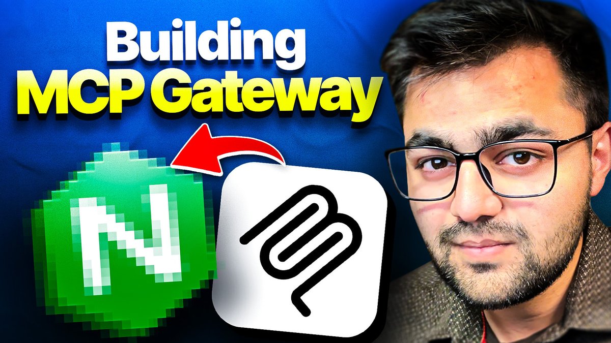 piyushgarg_dev's tweet image. New video is up on YouTube 🚀 Build your own MCP Gateway.
We discussed that why do we need something like MCP Gateway and how you can build one in Nodejs✨
