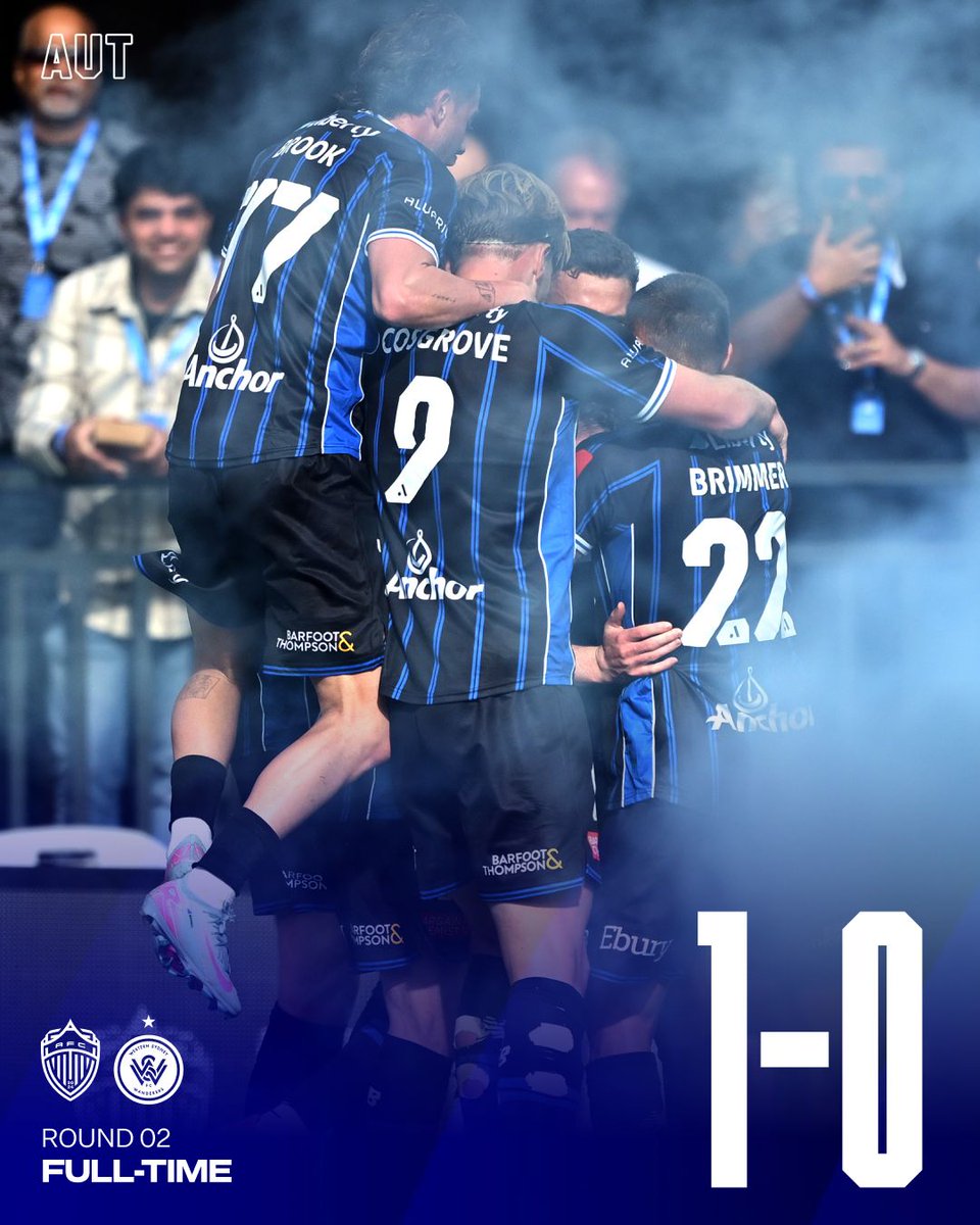 We’re back baby.

⚔️ AKL 1-0 WSW 🔴 (90')
#AKLvWSW