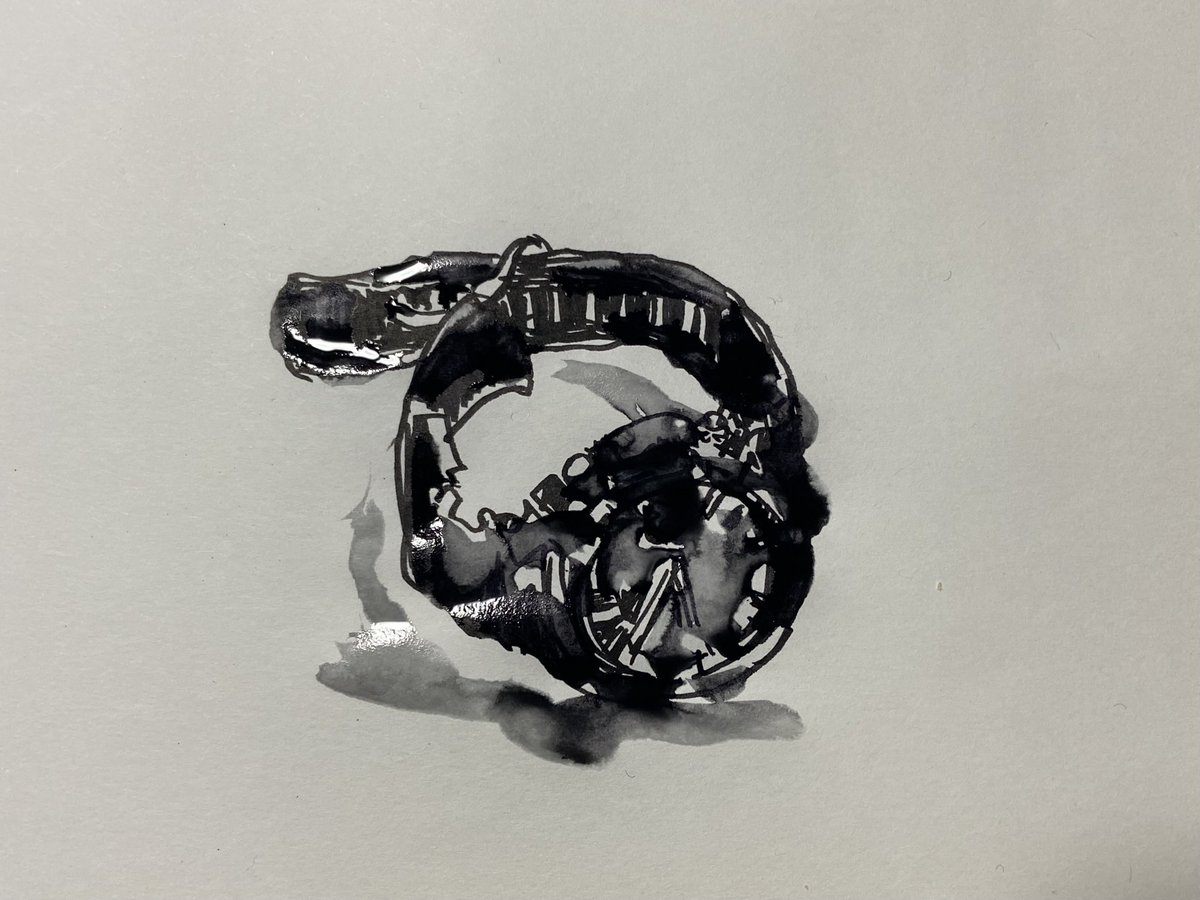 emiya46_'s tweet photo. #腕時計 G-SHOCK
 #墨絵  
 #パブロ・ディエーゴ・ホセ・フランシスコ・デ・パウラ・ホアン・ネポムセーノ・マリーア・デ・ロス・レメディオス・クリスピーン・クリスピアーノ・デ・ラ・サンティシマ・トリニダード・ルイス・イ・ピカソ
2025/10/25（144） https://t.co/Ui6tacvkRN