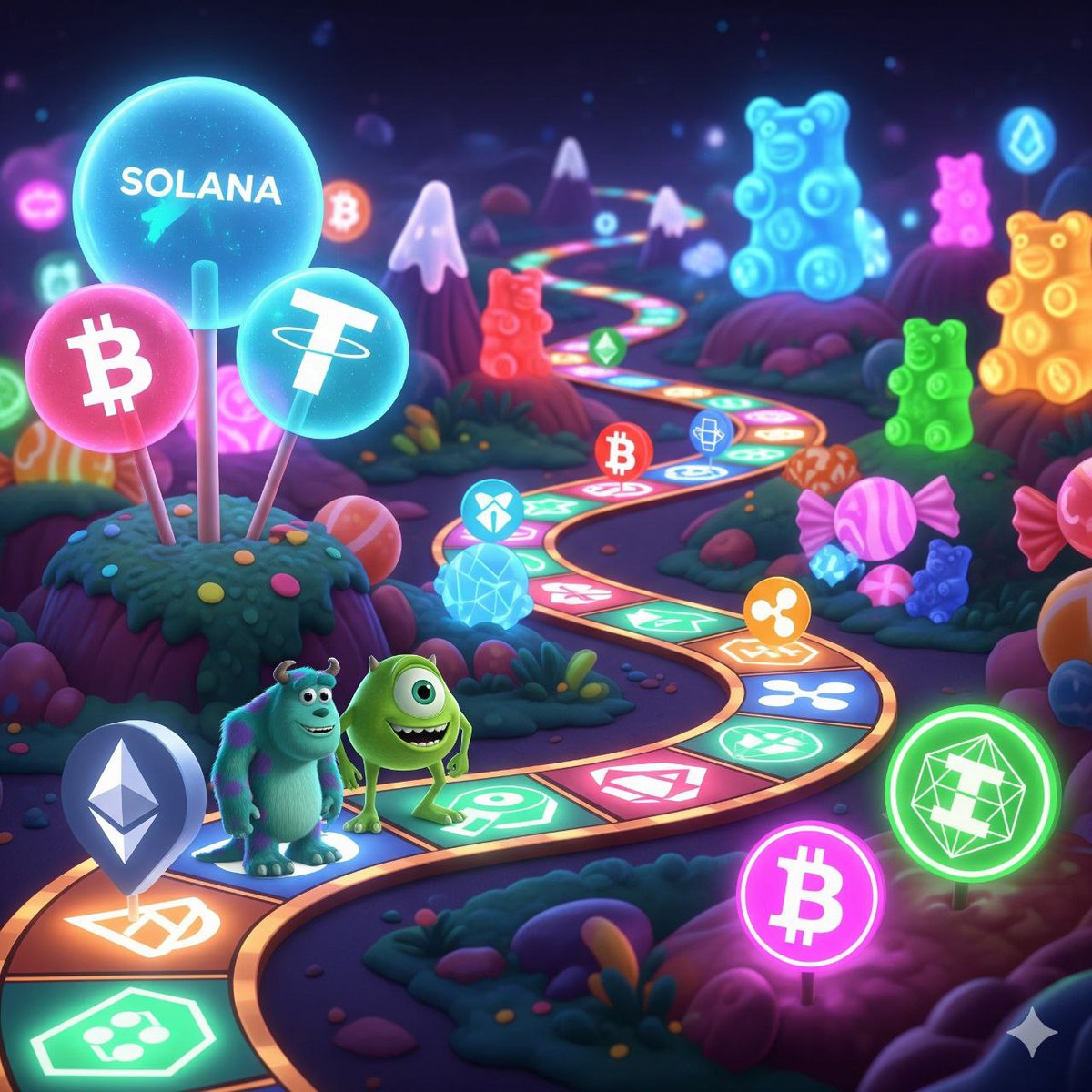 legendary200789's tweet photo. @dragonballz8907 @cz_binance @Mikesulleysols SULLEY'S LULLABY: He's singing the market to sleep tonight... but only the bears. The Monster Holders will be awake, watching the price pump under the cover of darkness. Good night, gains! 🎶📈 #GainsLullaby #MSINC https://t.co/bAGheASUQG
