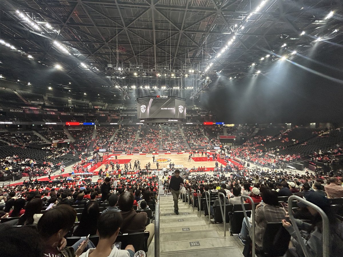 memedsn's tweet photo. B1アウェー戦初参戦！🏀
ピカピカのIGアリーナすごい！✨すでに楽しい！✨
 #アルティーリ千葉 https://t.co/QFUXxdszqw