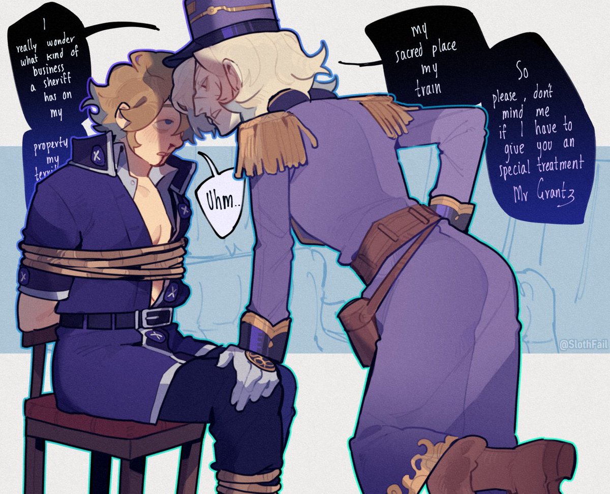 SlothFail's tweet image. [Vicdrew] No sheriff suffered during the making of this piece