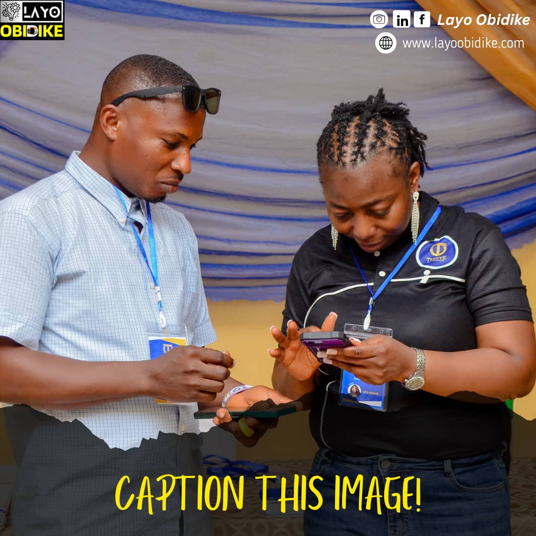 Caption this image! Drop your most creative captions in the comments below—let’s see who nails it! 

#CaptionThis #FunSaturday #GetCreative #CommunityEngagement #Layoobidike #JoinTheFun