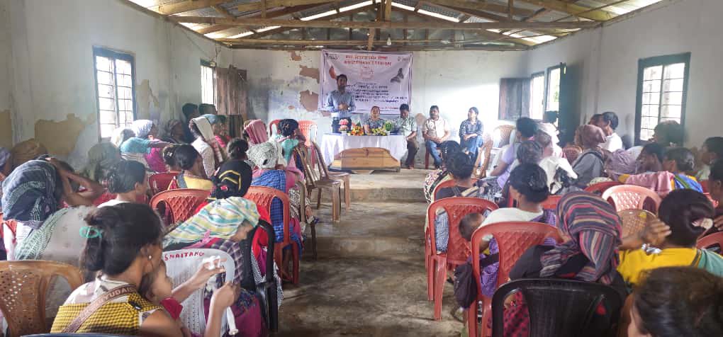 CBT awareness program was organised by CSB P3 Nongpoh at Tyrso village with active participation of 110 sericulture farmers on 24.10.2025.
Smt. R. B. Lyngwa, DSO, Ri-Bhoi graced the occasion. Farmers were sensitized on Muga silkworm rearing &amp; seed production technologies.