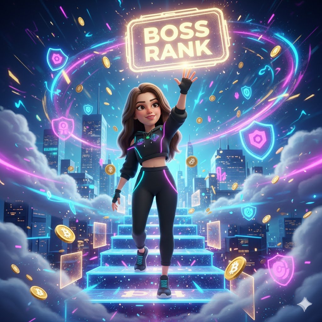 gandanisid's tweet image. One step away from the goal. Every rank earned, every battle fought. The climb is the reward, but the summit is BOSS RANK. Focus. Drive. Victory. #MOBFI #BossRank #Web3Success