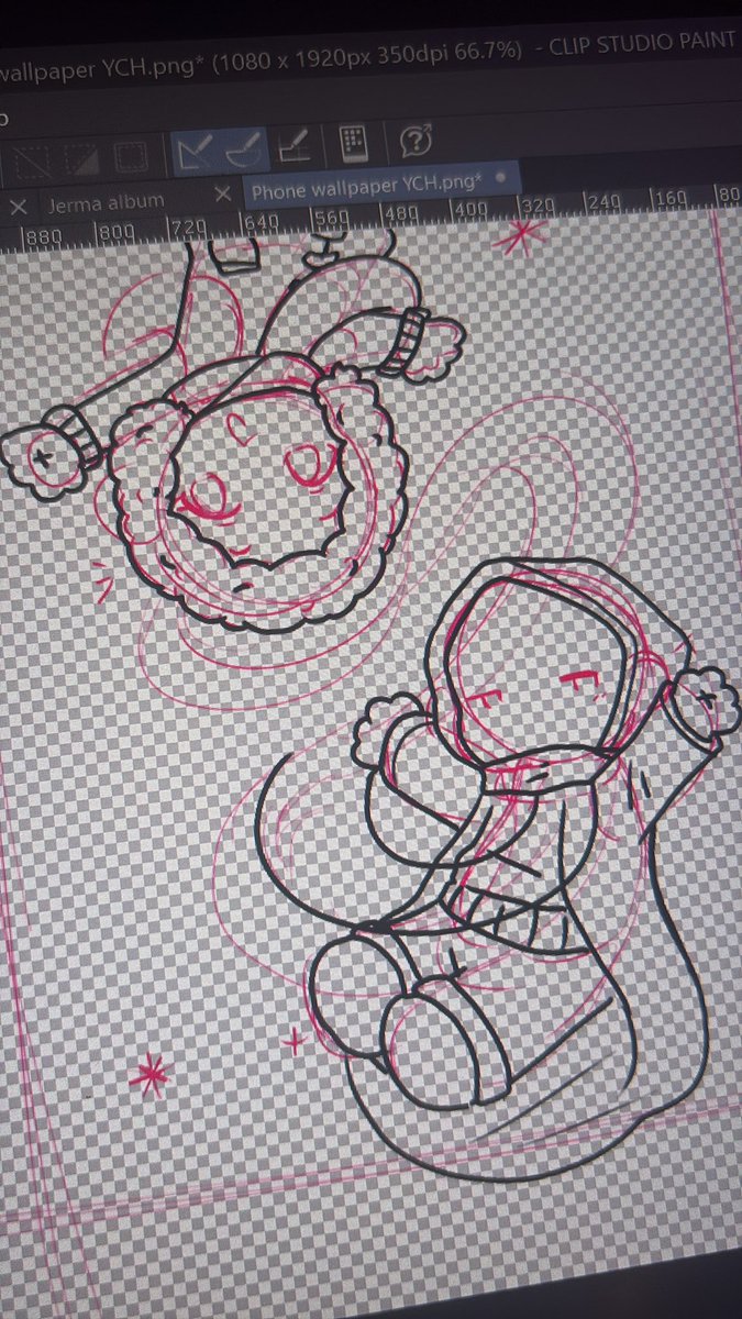 ACTUALLY WORKING ON A WINTER YCH I SWEAR ITLL HAPPEN