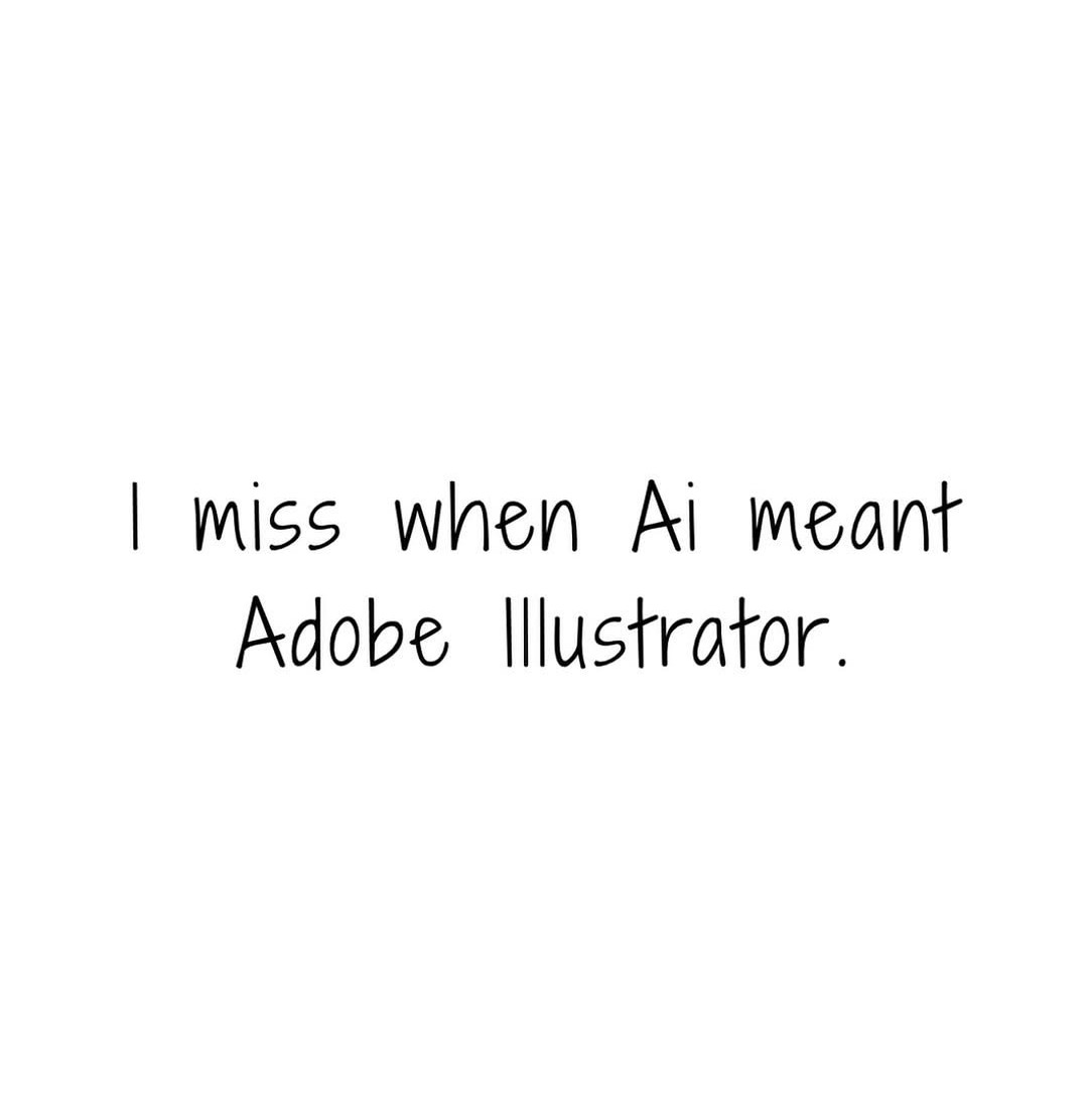 Elliebella2515's tweet image. I miss the time when Ai meant Adobe Illustrator 🥲 
Find your way into our community by using 
#LogoBrainy #illustration_daily #illustrationtutorial #illustratortutorial #illustrationcolors #illustratorsoninstagram #illustration #illustrator #logo #logos
#logoinspiration
