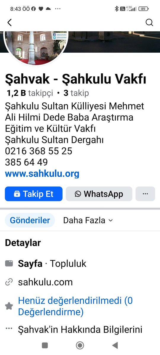 Facebook'ta Şahkulu Sultan Dergahı nın ismini kullanarak insanlara hakaret eden biri var ve yüksek ihtimalle gerçek kimliği Memet Çamur

Şahkulu Sultan Dergahı gerekli önlemleri almazsa kendi başına iş açar bu herifin yazdıklarının muhatabı olur.
Benden söylemesi.