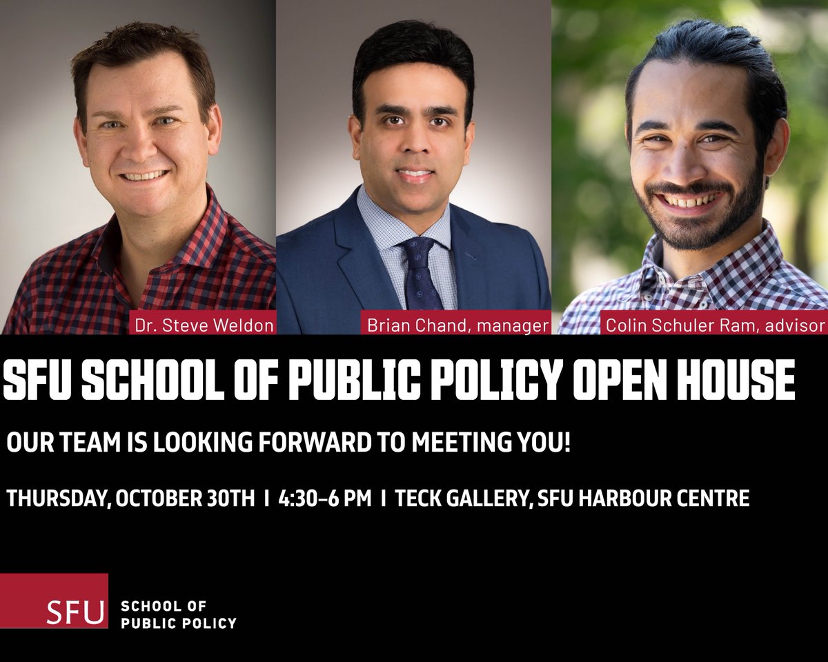 SFU School of Public Policy tweet media