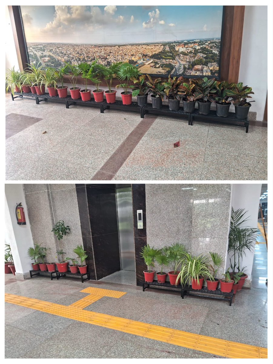 Turning trash into treasure! ♻️

As part of #SpecialCampaign5, the Office of the Pr. CCIT, Delhi continues its #Swachhata initiatives to maintain a clean and hygienic environment. 🌿
In a unique step toward sustainability, pipes from dismantled advertising boards have been