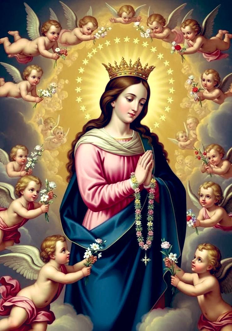 Ogni Ave Maria è una rosa preziosa offerta alla nostra Regina, e con ogni rosa, lei concede favori in cambio, alcuni visibili, altri nascosti per l'eternità.🙏❤️🙏

SANT'ALFONSO MARIA DE' LIGUORI