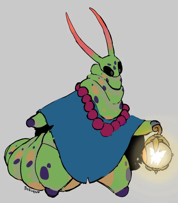 hollowtober day 24 black swallowtail caterpillar