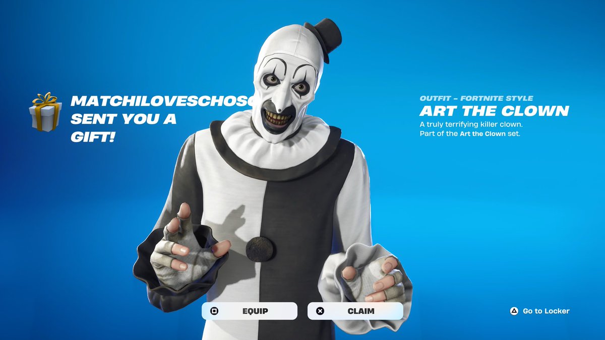 ASTROxBR's tweet photo. WOAH, can’t believe I got this! Big thanks for the gift! 🙏🏽 @matchiwrld 🎃
#Fortnitemares2025 #MatchiLegit #LanaBananaLegit #MJELILEGIT https://t.co/Oh06IT5F7y