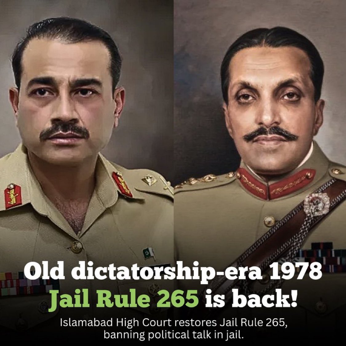 InsafPK's tweet image. Asim Law in action!
A ban on political discussion!
Imran Khan is isolated again!
#ReleaseLeaderOfMajority