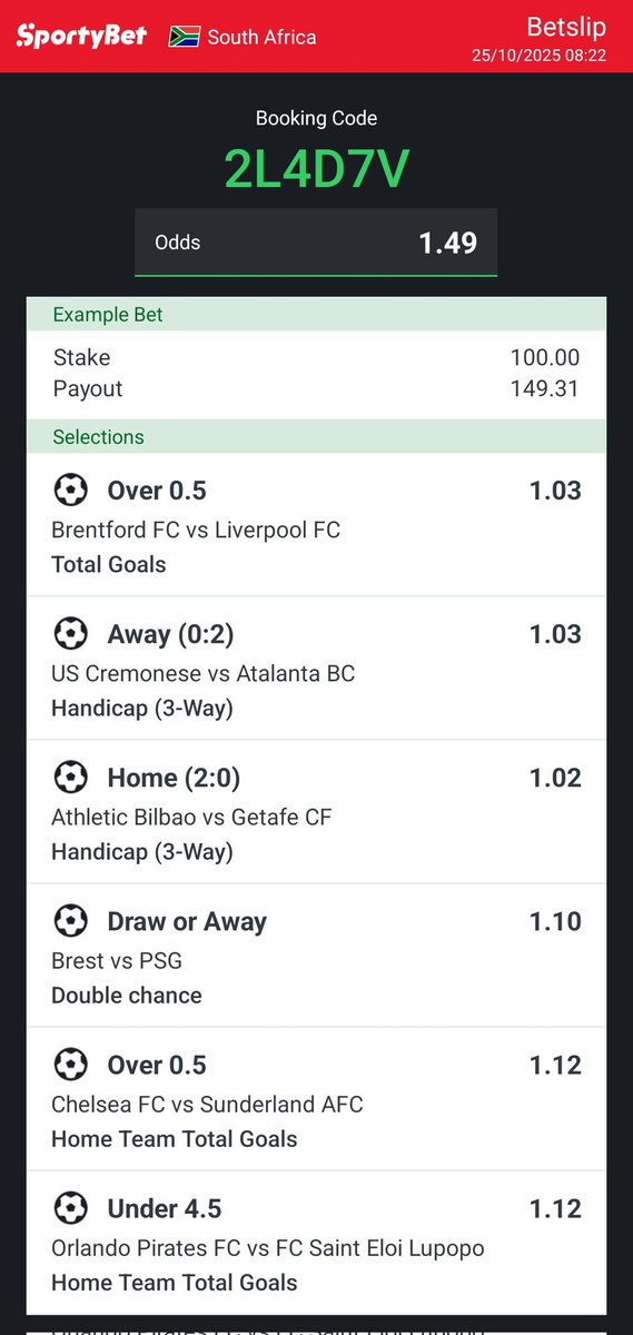 darealRex1's tweet photo. Hey check out the bet I just placed on Sportybet! https://t.co/sMtVhBXjWM https://t.co/v1mmR2xEvV