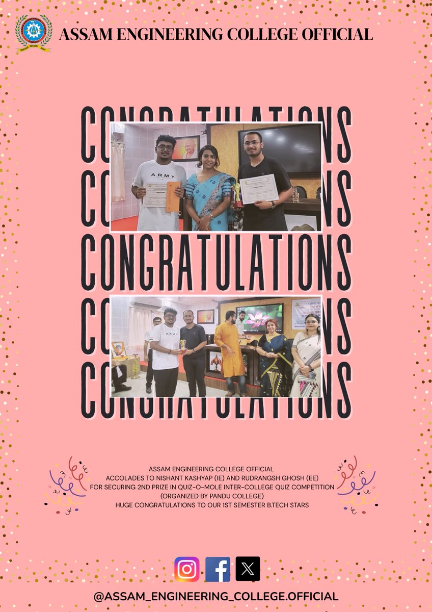 Assam Engineering College Official tweet media