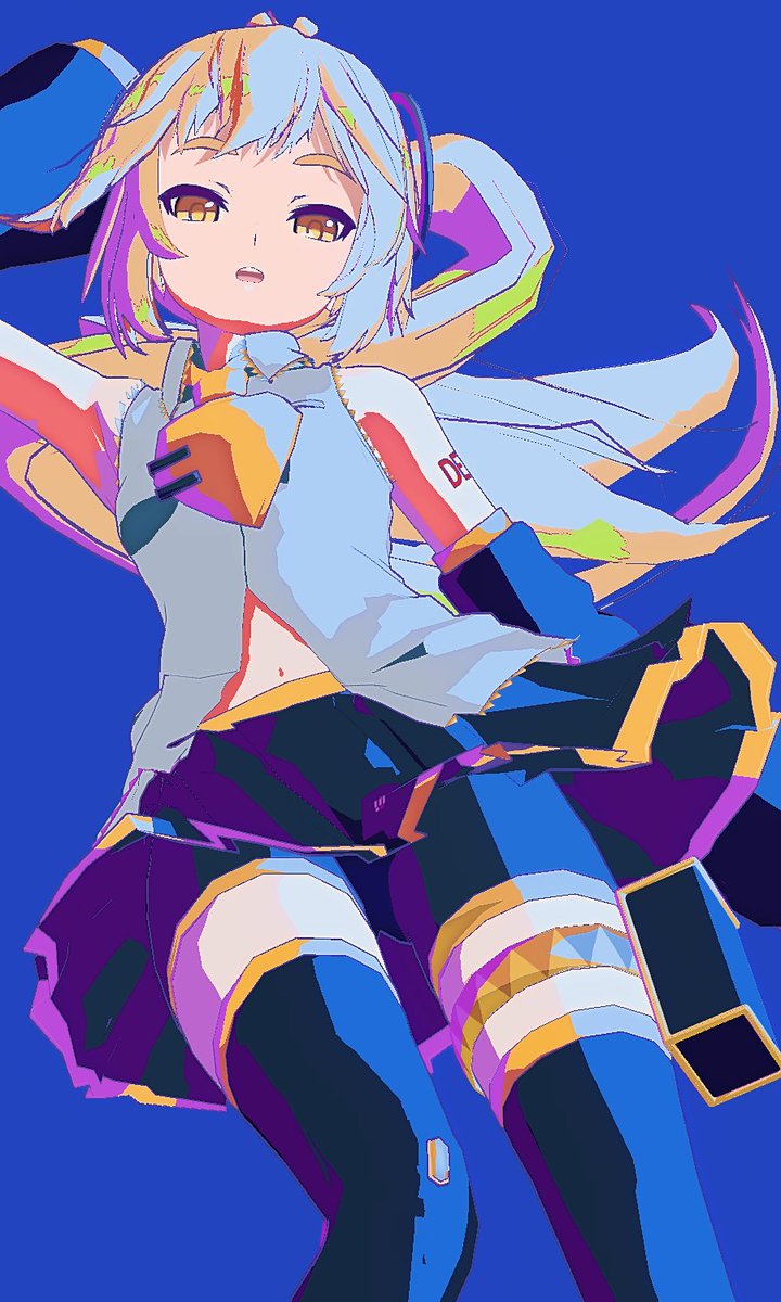 初音ミク 「#亞北ネル」|3ぃtoのイラスト