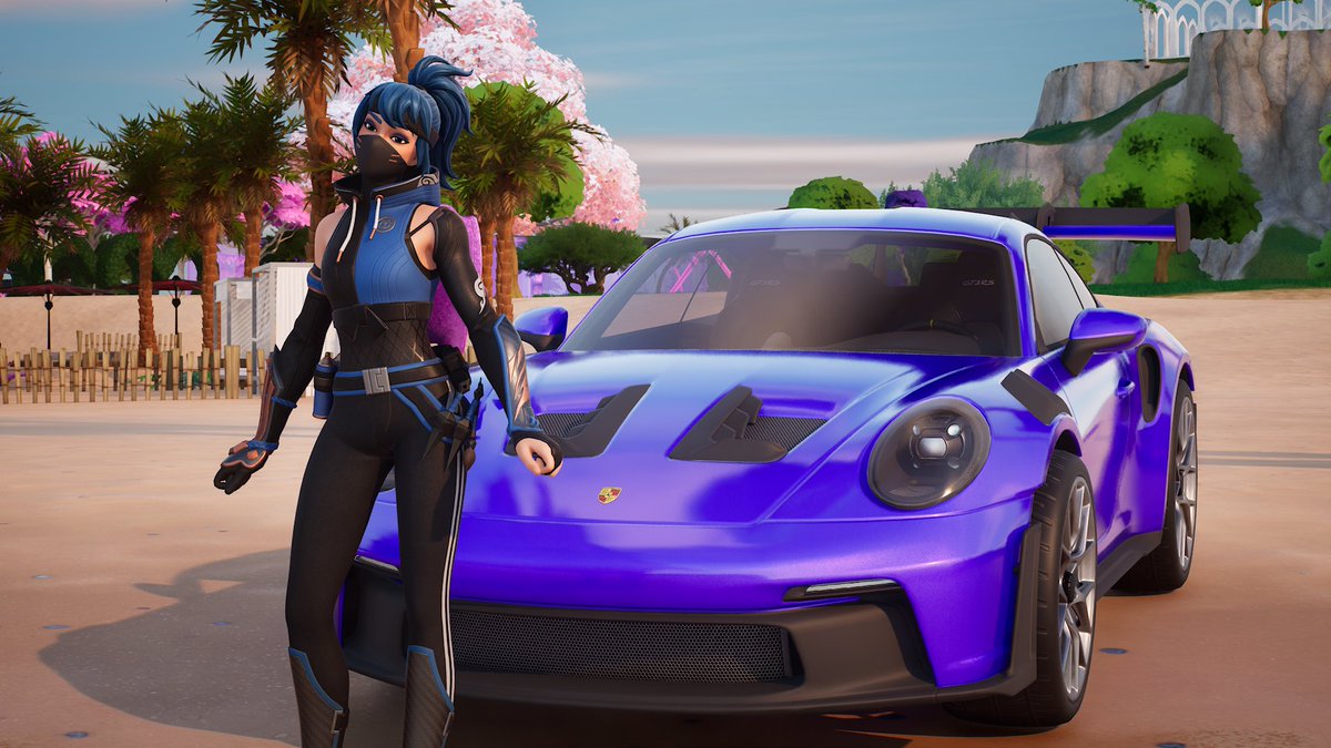 TikTokHope707's tweet photo. #Fortnite #Fortrgraphy: 💙HOPE💙 new car (PORSCHE 911 GT3 RS) https://t.co/5lhtaD3wUw