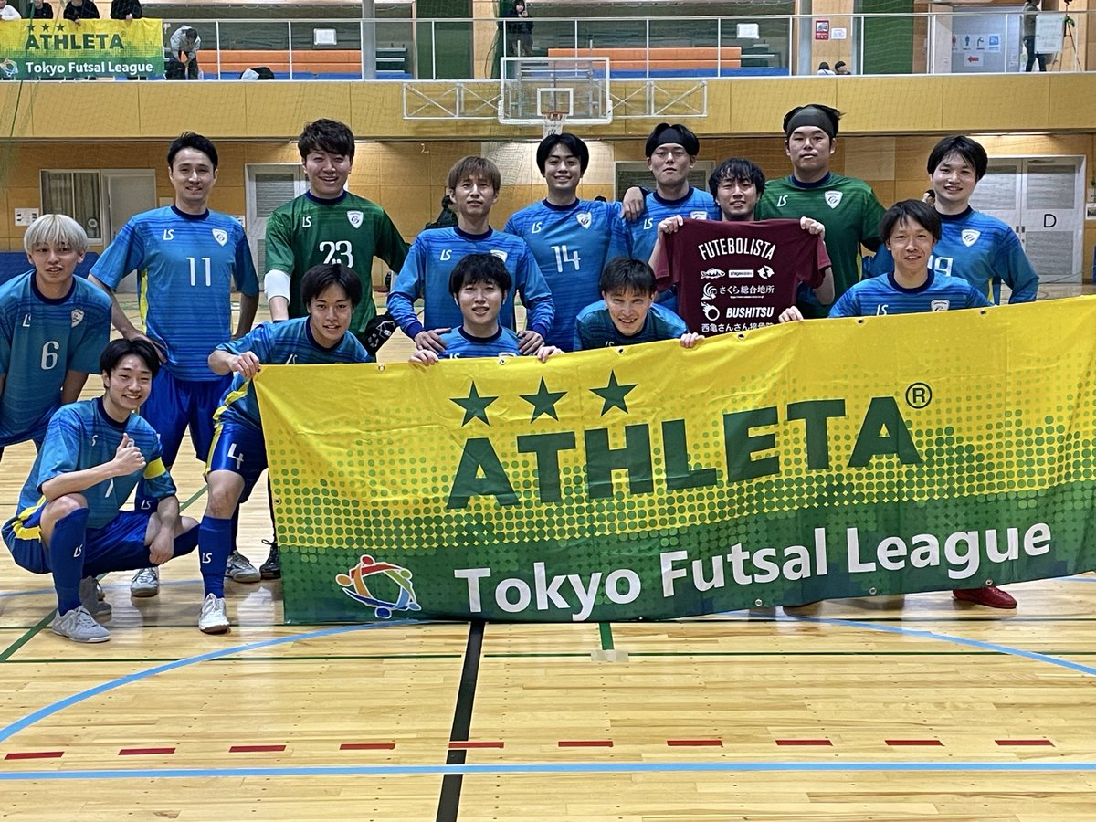 TokyoFutsalDiv1's tweet photo. ／
第8節 第3試合結果
＼
GALSA futsal club　5(3)　-　(0)1　Celsus futsal

@GALSA_fc
＠CelsusFutsal
#tfl1
#ATHLETA https://t.co/uQ4HyMR58c