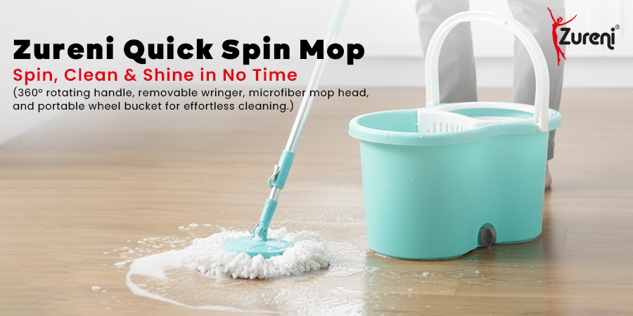 ZureniStore's tweet photo. Make cleaning effortless with the Zureni Quick Spin Mop!
With its removable wringer, extendable 360° handle, and super absorbent microfiber mop head, you’ll enjoy a spotless home in minutes. 

Shop now on @amazonIN 

#Zureni #CleanWithEase #SpinMopMagic #HomeCleaningHacks https://t.co/BgWL0ylx50