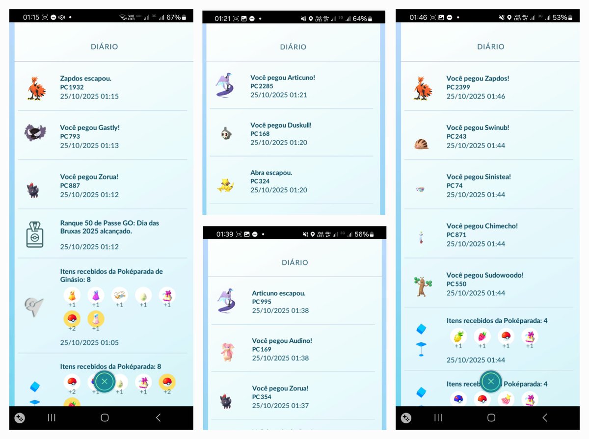 edilsonthecoder's tweet image. Eu que sempre reclamo que nunca aparecem as Aves no meu incenso diário hoje tive 4 encontros!!! Peguei 2 com Master Ball e de quebra teve um brilho aleatório também 🤣
#Pokemon #PokemonZA #PokemonGO #PokemonLegendZA