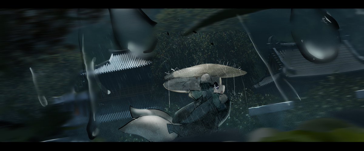 cylousPy's tweet image. rain :&amp;gt;