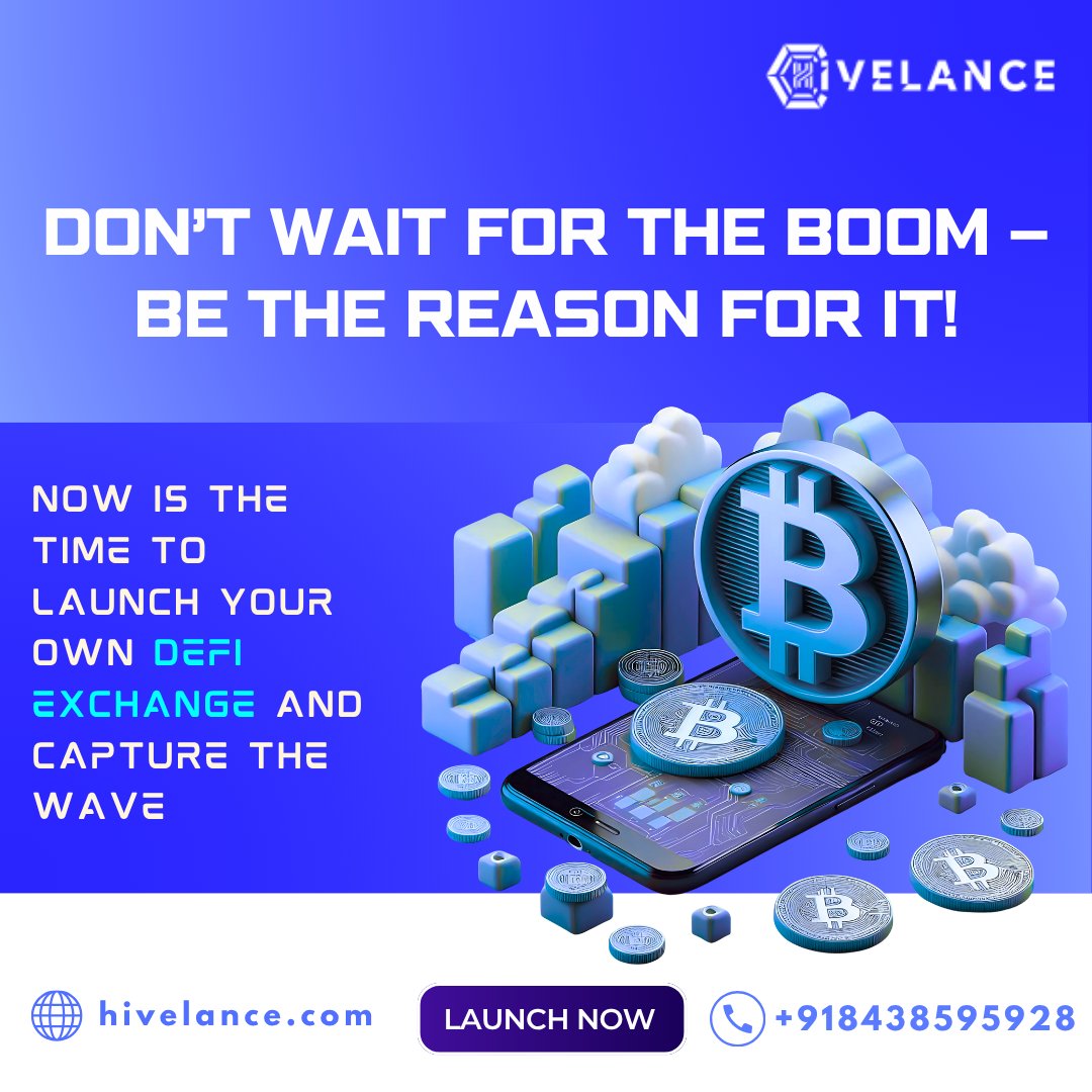 hivelance_tech's tweet image. #DEFİ  market is witnessing explosive growth — surpassing $90 billion in Total Value Locked (TVL) in 2025 and projected to cross $250 billion by 2026. 
 Don’t wait for the boom — be the reason for it!
Launch Your #DeFiExchange Today with #Hivelance!
🔗:hivelance.com/defi-exchange-…